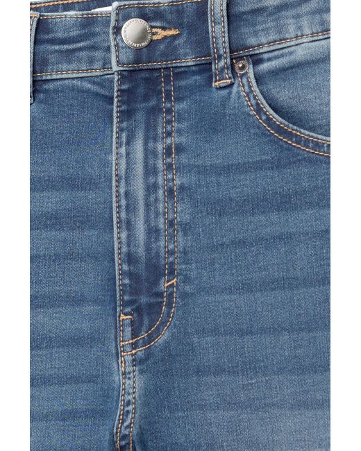 Pull&Bear Blue High-Waist Skinny Jeans
