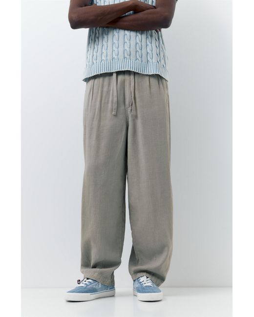 Pull&Bear Jogger Mit Leinen in Gray für Herren