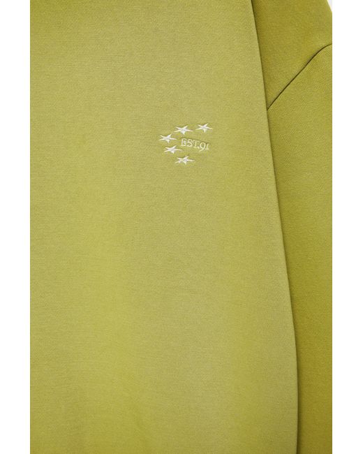 Sweat Effet Délavé Brodé Pull&Bear pour homme en coloris Green