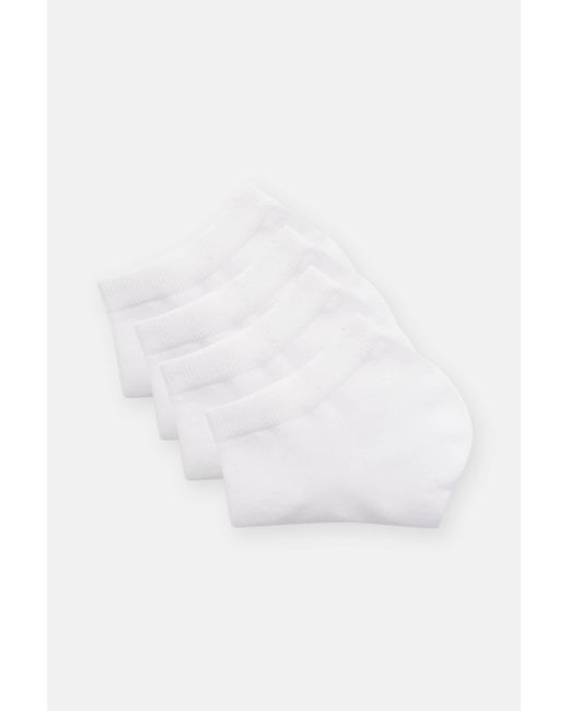 Pull&Bear 4Er-Pack Kurze Weiße Socken in Multicolor für Herren
