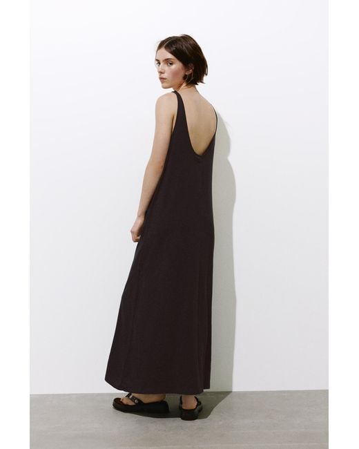 Pull&Bear Natural Strappy Midi Dress