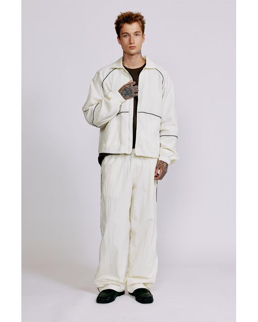 Pull&Bear Multicolor Lightweight Contrast Stitch Tracksuit Bottoms for men
