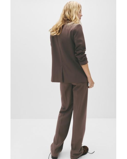 Pull&Bear Brown Basic-Blazer