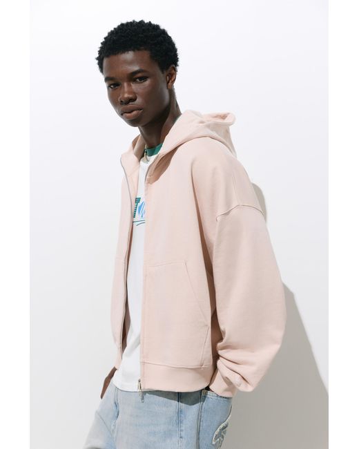 Sweat Oversize À Capuche Zippé Pull&Bear pour homme en coloris Natural