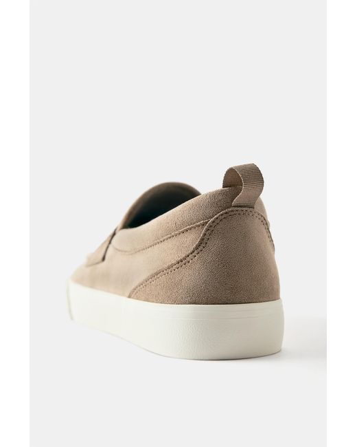 Pull&Bear Natural Casual Strap Trainers for men