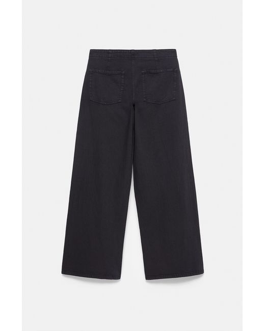 Pull&Bear Rechte Jeans Met Eyelets in het Blue