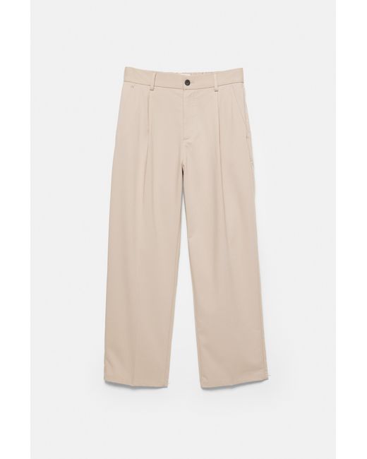Pantalon Tailoring Wide Leg Pull&Bear pour homme en coloris Black