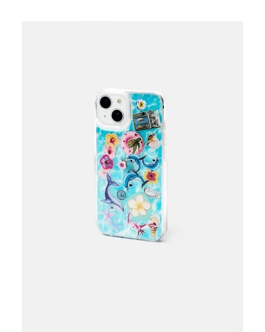 Pull&Bear Blue Sticker Iphone Case