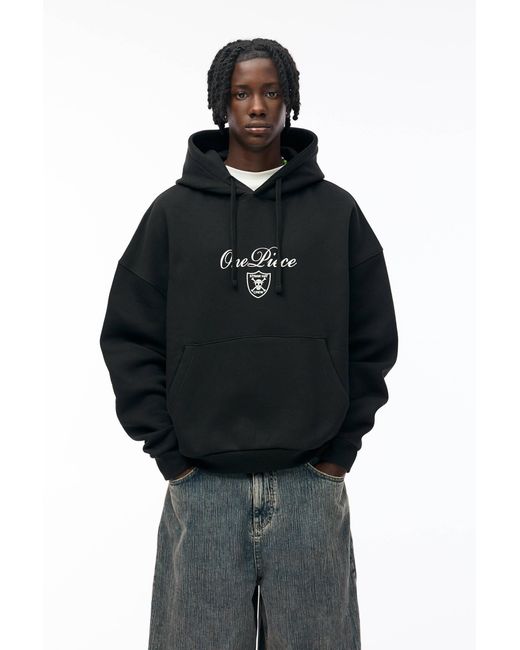 Pull&Bear Black One Piece Hoodie for men