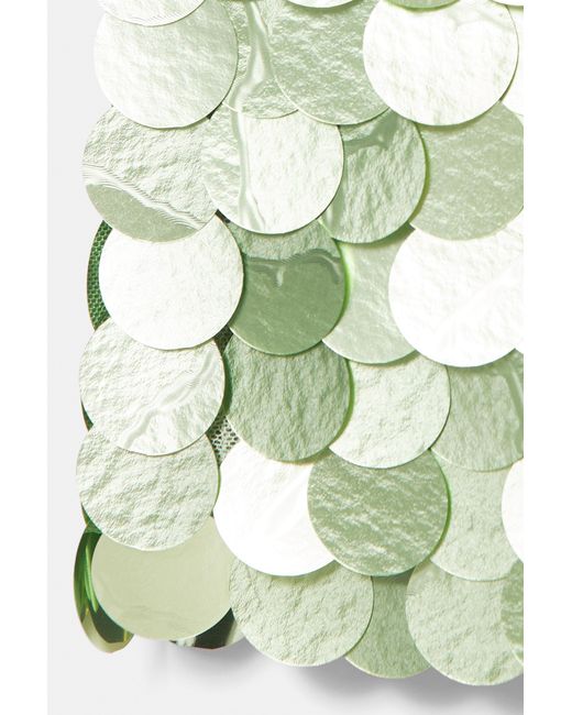 Minijupe Paillettes Pull&Bear en coloris Green