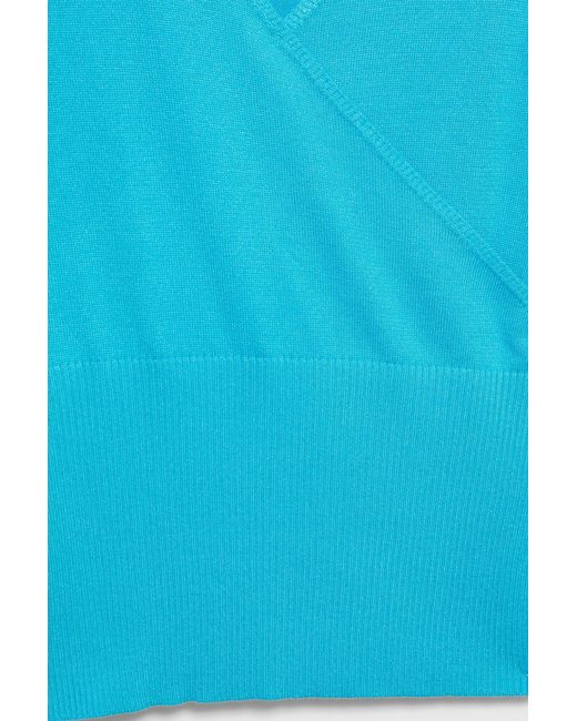 Pull&Bear Trui Met Overslag in het Blue
