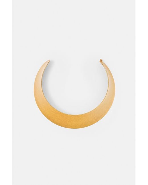 Ras-De-Cou Large Lisse Pull&Bear en coloris Metallic