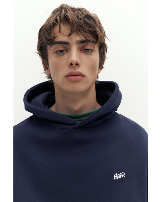 Pull&Bear Stwd Kapuzenpullover in Blue für Herren