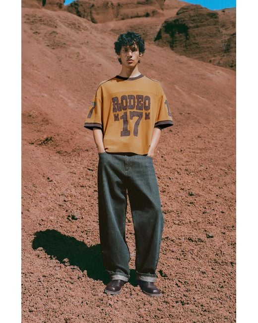 Pull&Bear Orange Rodeo 17 T-Shirt Monserrat Messeguer for men