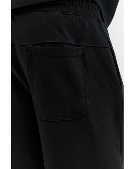 Pull&Bear Interlock Jogging Bermuda in het Black voor heren