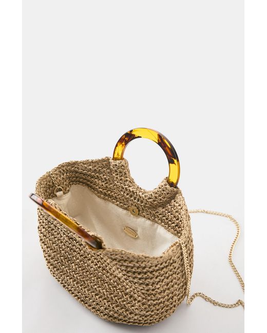 Pull&Bear Multicolor Geflochtene Tasche