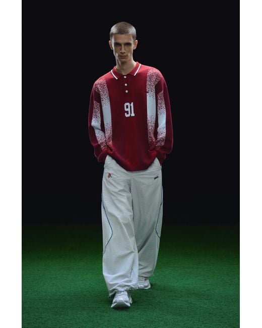 Pull&Bear Gray Playstation X Stwd Joggers for men