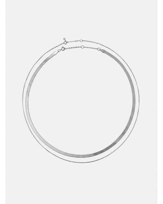 Pull&Bear White 2-Pack Of Basic Chains