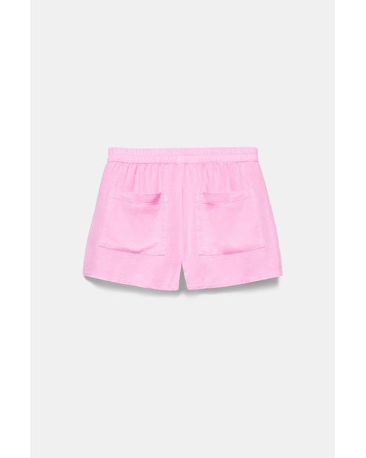 Short En Lin Pull&Bear en coloris Pink