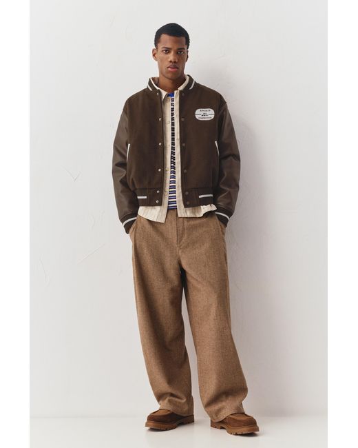 Pull&Bear Brown Bomber Jacket for men