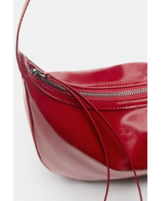Pull&Bear Gray Shoulder Bag With Strap Detail