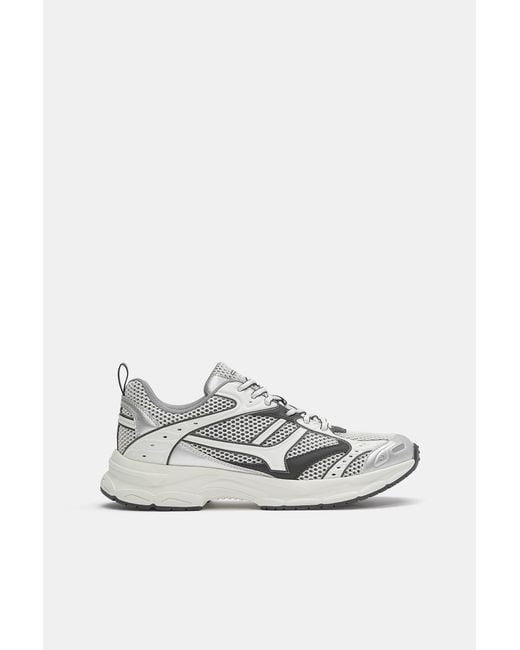 Pull&Bear Multipiece Sneakers in het White voor heren