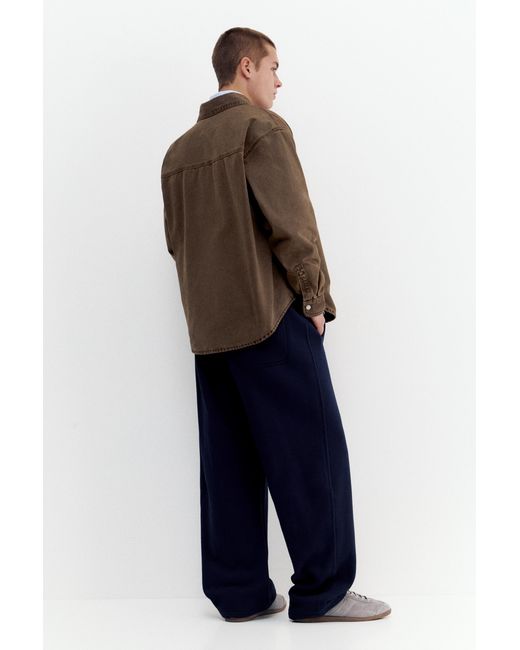 Pull&Bear Brown Pocket Overshirt for men