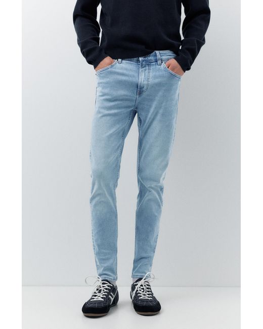 Pull&Bear Basic Skinny Jeans in het Blue voor heren