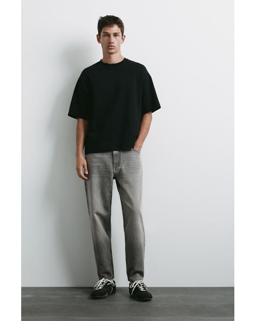 Pull&Bear Black Standard Jeans for men