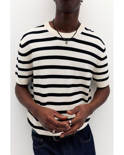 Pull&Bear Multicolor Short Sleeve Jumper for men
