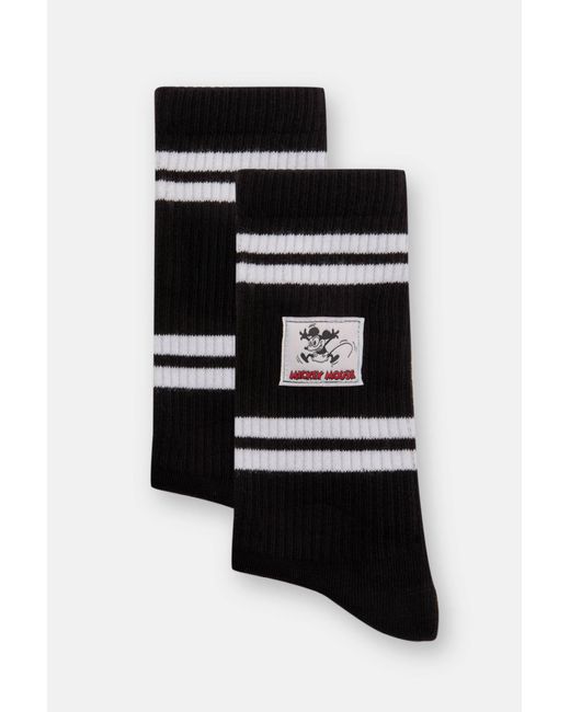 Pull&Bear Socken Mickey Mouse in Black für Herren
