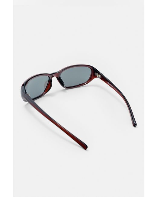 Pull&Bear Blue Rounded Sunglasses