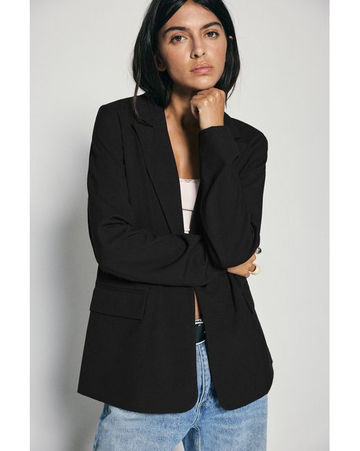 Pull&Bear Black Basic Blazer