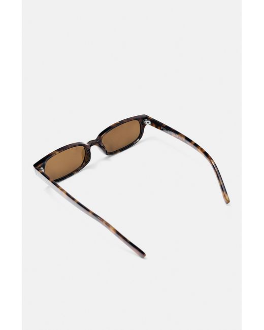 Pull&Bear White Rectangular Sunglasses