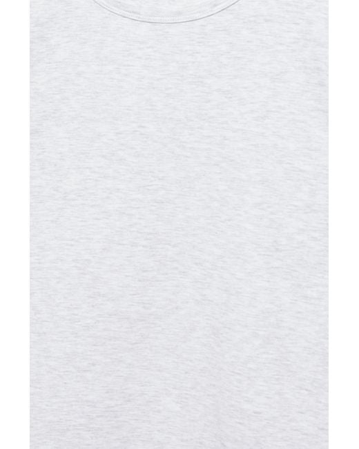Pull&Bear Gray Short Sleeve Fitted T-Shirt