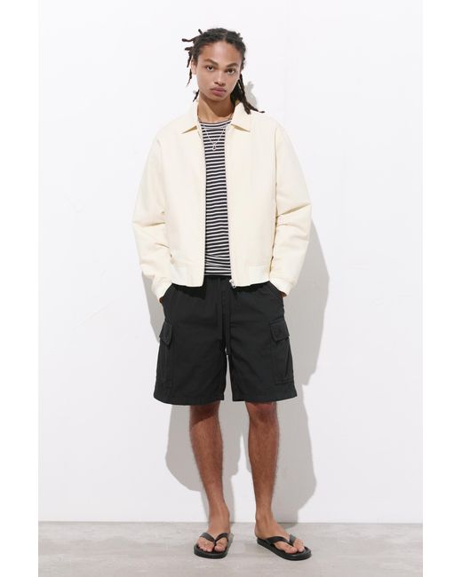 Pull&Bear Blue Ripstop Cargo Bermuda Shorts for men