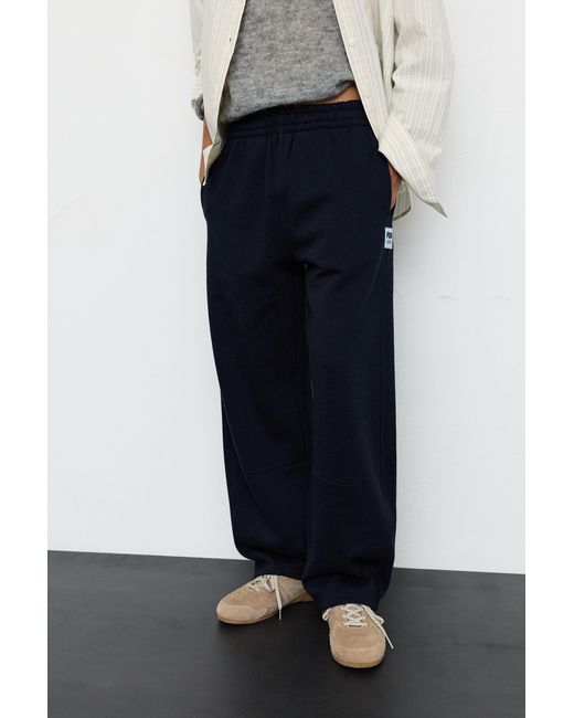 Pull&Bear Balloon Fit Joggingbroek in het Blue