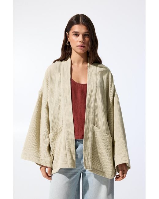 Pull&Bear Multicolor Flowing Kimono Jacket