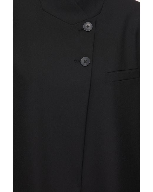 Pull&Bear Zwarte Blazer Met Overslag in het Black
