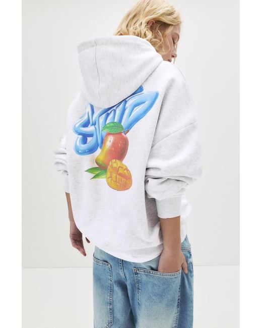Pull&Bear Blue Stwd Mango Hoodie