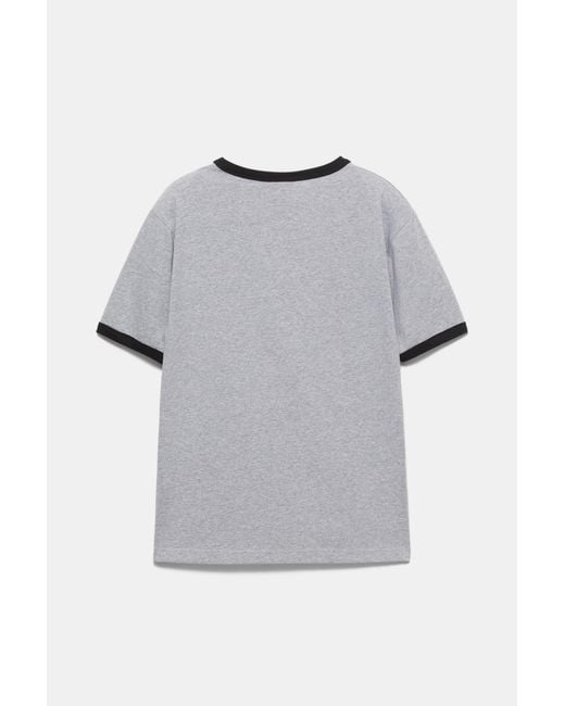 Pull&Bear Black Stranger Things Hellfire Lives T-Shirt for men
