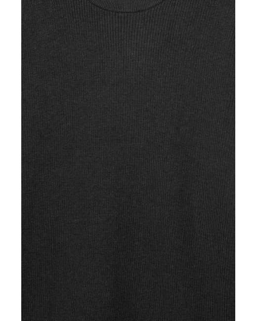 Pull&Bear Black Round Neck Jumper for men