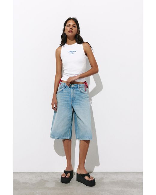 Pull&Bear White Puerto Rico Tank Top