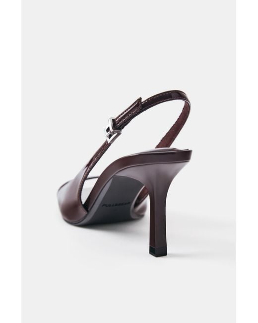 Pull&Bear Brown Absatzschuhe