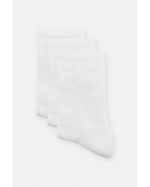 Pull&Bear 3Er-Pack Socken in White für Herren