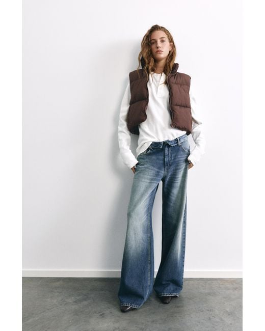 Pull&Bear Brown Steppweste