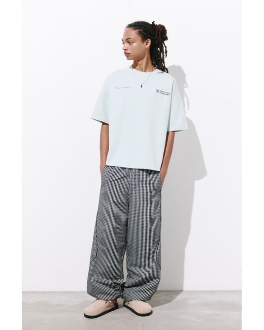 Pull&Bear White Short Sleeve Hokusai T-Shirt for men