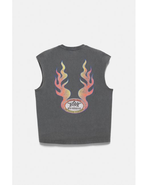 Pull&Bear Blue Pleasures X Stwd Tank Top for men