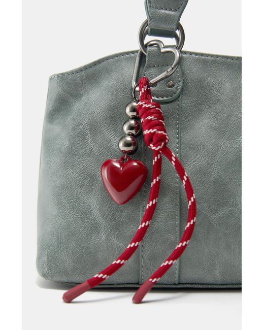 Pull&Bear Blue Embellished Shoulder Bag