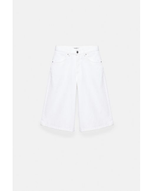 Pull&Bear Blue Low-Rise Jorts